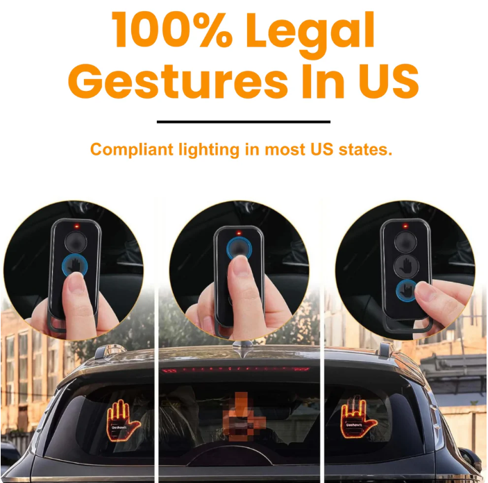 Middle Finger LED Brake Light™